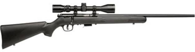 Savage 93R17 FXP with Scope Bolt 17 HMR 21" Barrel, Synthetic Black Stock Blued, 5rd