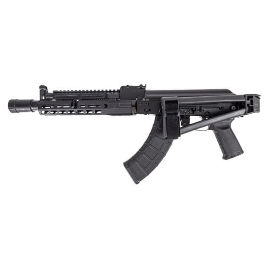 AK-104 Triangle Side Folding Pistol with Triangle Brace, PSA-SLR SOLO 9.45" Rail, ALG Trigger, and Linear Comp - Image 2