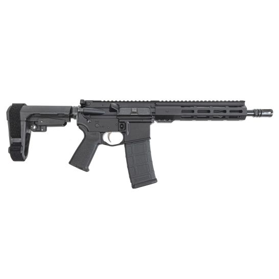 PSA 10.5" Carbine-Length 5.56 NATO 1/7 Nitride 9" Lightweight Hex MLOK MOE EPT SBA3 Pistol