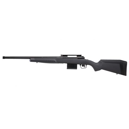 Savage 110 Tactical .308 Win 24" Rifle w/ Threaded Barrel, Grey/Blued - 57007 - Image 4
