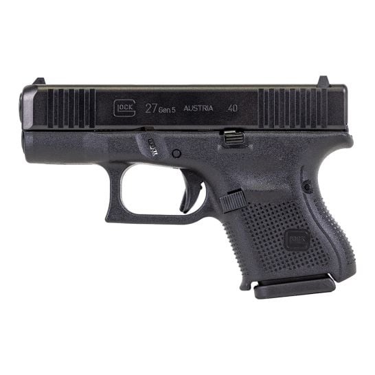 Glock 27 Gen 5 FS .40 S&W Pistol, Black - PA275S201