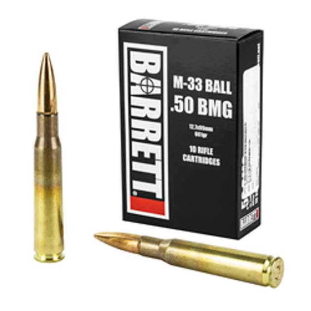 Barrett .50BMG M33 Ball 661gr, 10rd Box