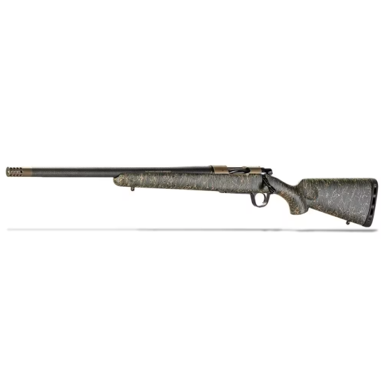 Christensen Arms Ridgeline 308 Win 20" 4rd Bolt Action Rifle w/ Threaded Barrel, Bronze/Green Webbing - 801-06030-01