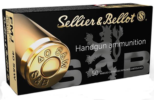 Sellier & Bellot .40 S&W, 180gr, FMJ, 50rd Box