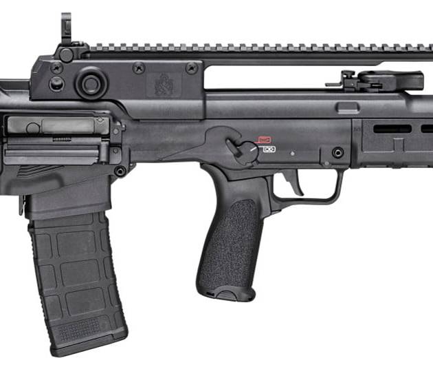 Springfield Hellion 5.56/.223, Bullpup, Flip-Up Sights, BCM Mod3 Grip, Black, 30rd